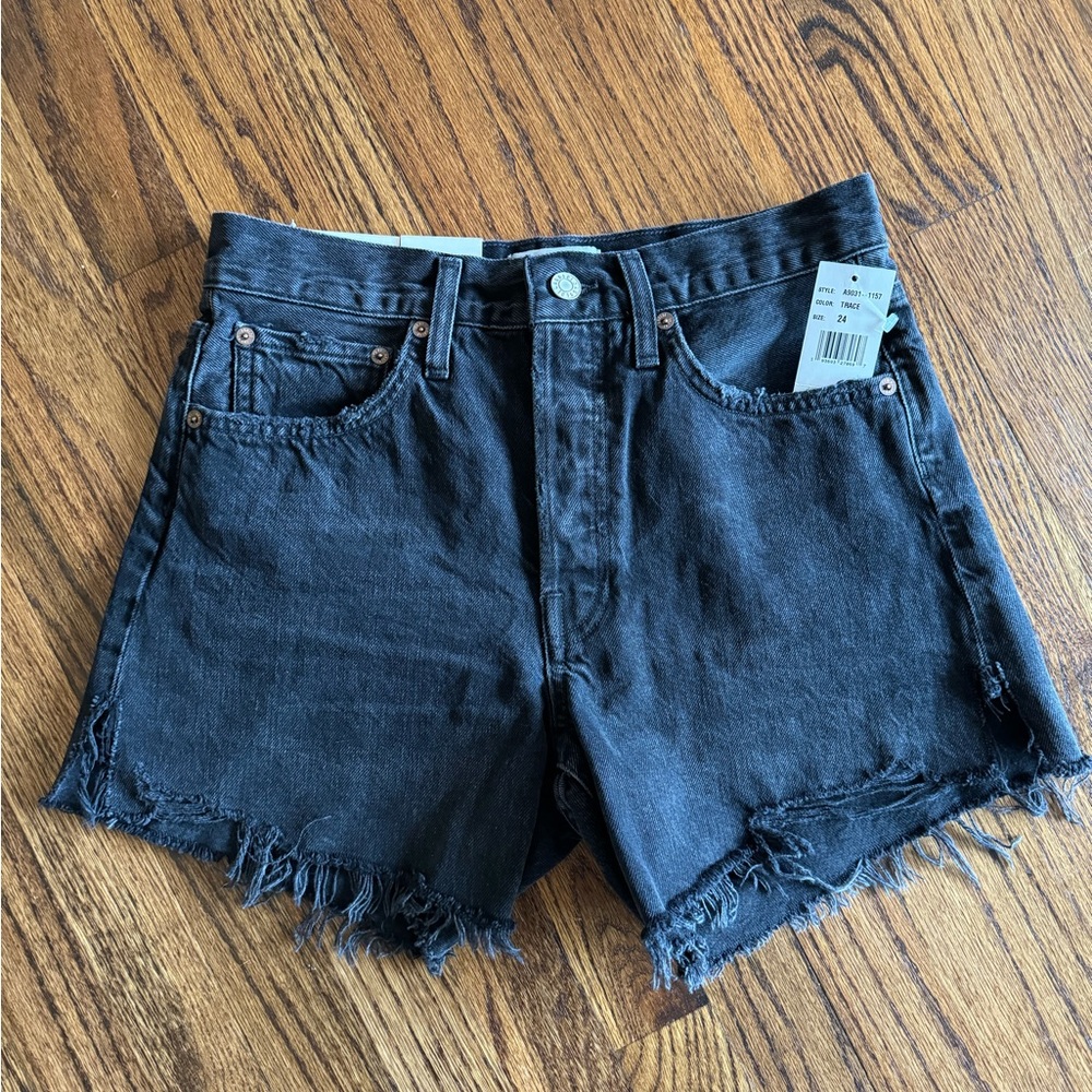AGOLDE Parker Long Shorts in Trance